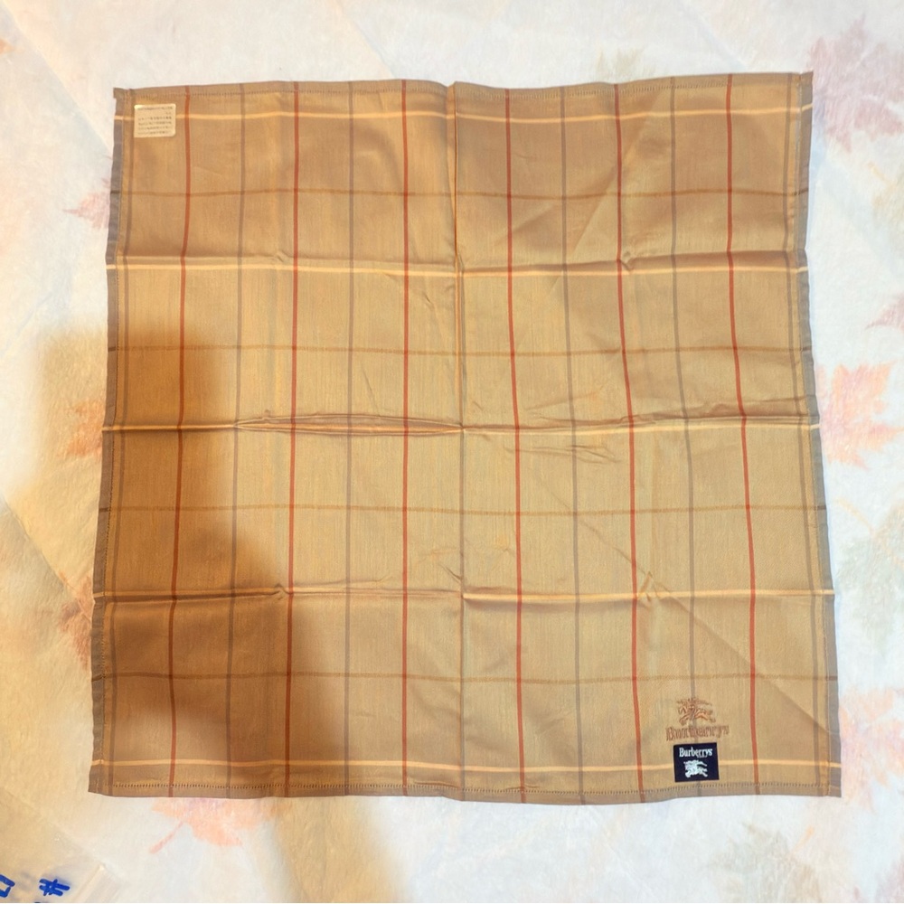 Burberry Plaid Handkerchief Cotton